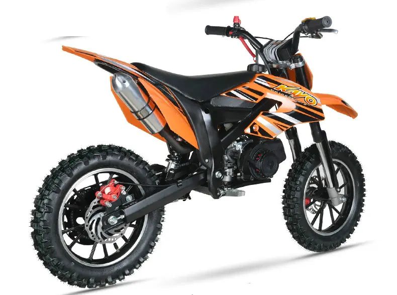 50CC одноцилиндровый двухтактный высококачественный детский внедорожный мотоцикл с алюминиевым ободком, большой передвижной локомотив - Цвет: Оранжевый