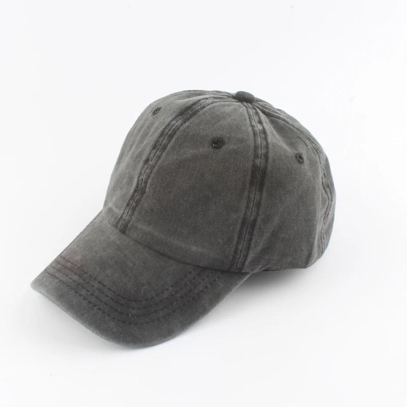 Хлопок вымытая винтажная детская бейсбольная Кепка Snapback детская хип-хоп девочки-мальчики бейсболка