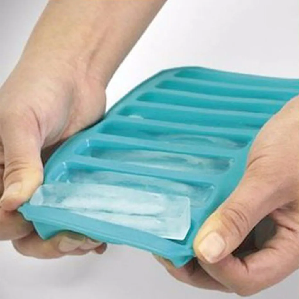 

10 Hole Chocolate Biscuit Baking Mold Ice Cube Ice Cream Mold Thumb Biscuit Fondant Mould