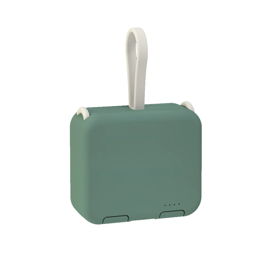 external battery 4000mAh Mini Power Bank Phone Battery Charger Case Holder USB Type-c Port Output For iPhone Samsung Huawei Xiaomi Power Bank top power bank Power Bank