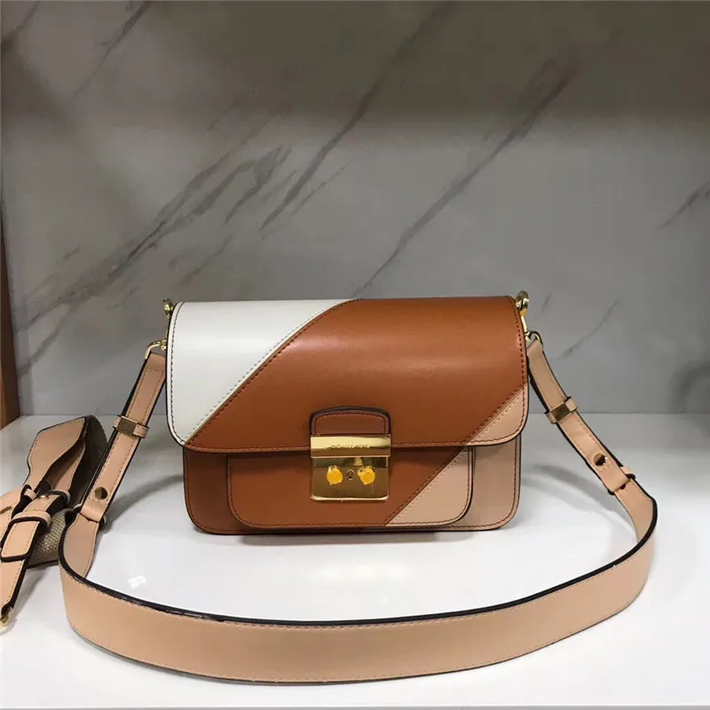 

Spring And Summer New Style Flip Square Sling Bag Shoulder Versitile Fashion Genuine Leather Lady's Bags