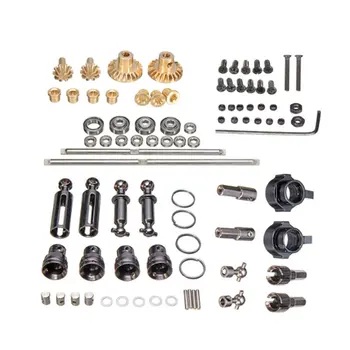 

For WPL RC Truck B1 B14 B24 C14 C24 1/16 4WD Military Truck RC Truck Spare Part Set Upgrade Metal OP Accessory Set