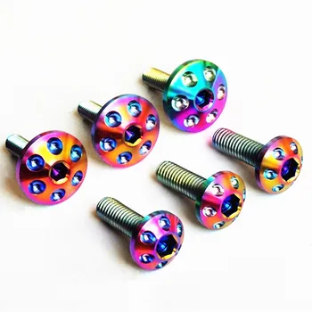 

Titanium Screws for Motorcycle License Plate Shell Repair Decorate Replace Hex Ti Bolts M5 M6 M8 x 12 15 18 20 24 25mm DIY