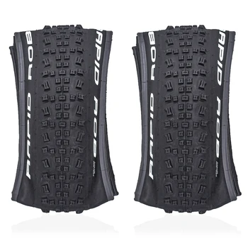 

2x Schwalbe Rapid Rob Bicycle tyres 29 x 2.25 - 57-622 Clincher Folding Black MTB Tyre Bicycle Tire
