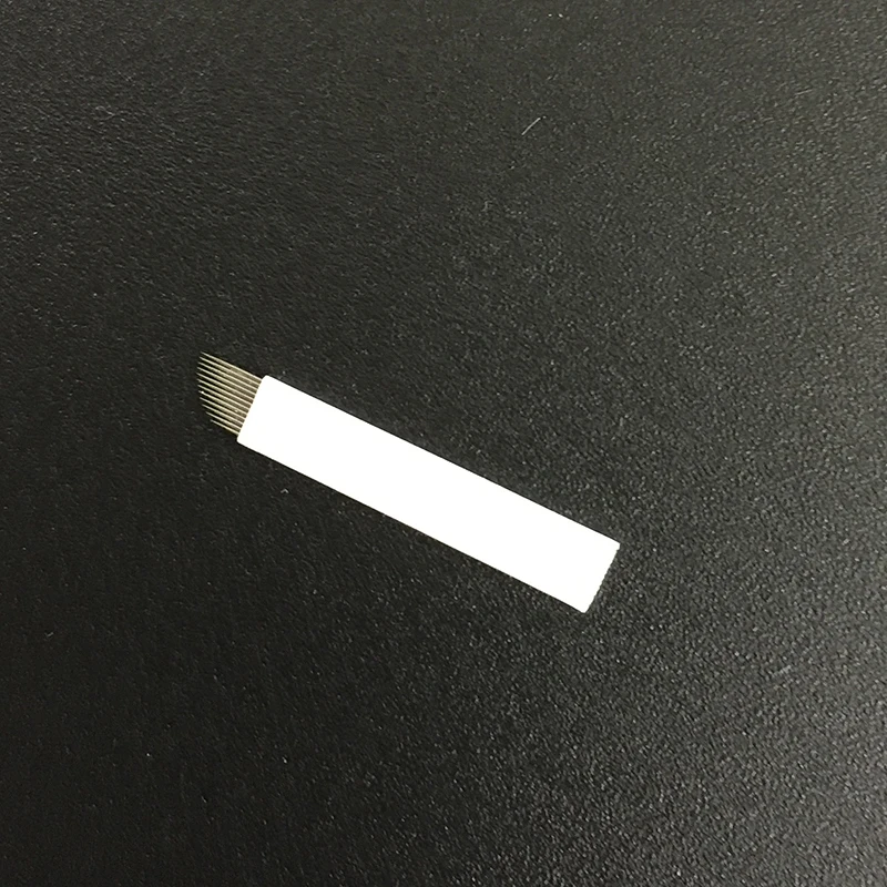 50 Pcs/lot Microblading Needles 14 pins for Microblading Embroidery Pen Pernement Makeup Eyebrow Tattoo Pen Machine