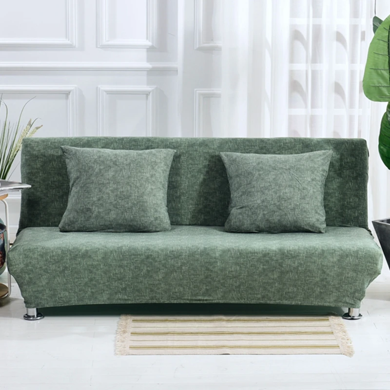 Складной диван-кровать крышка без подлокотника спандекс эластичный стрейч диван без подлокотников полотенце для гостиной - Цвет: Color 12