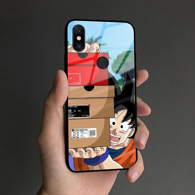 Dragon ball Z Character DBS Goku мягкий силиконовый стеклянный чехол для телефона для Xiaomi mi 6 8 9 SE mi x 2 2s 3 redmi note 5 6 7 8 pro - Цвет: AE 154