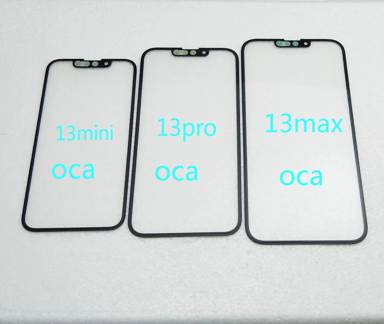 

2PCS 1:1original 2 in 1 Lamilated OCA Screen Outer Front cover Glass Cover For iPhone13 13Promax 13 13 mini Touch Panel Lens Rep
