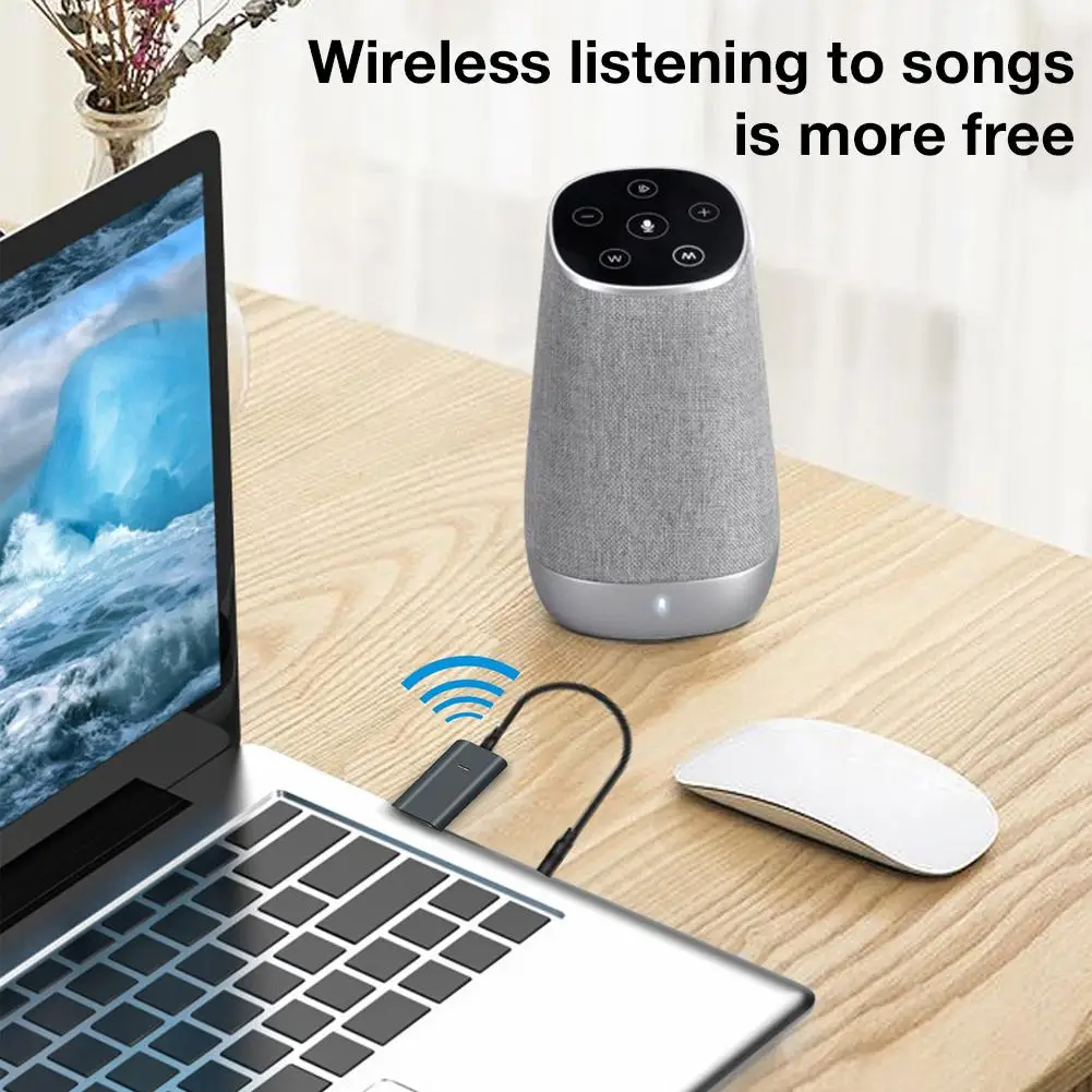 2-в-1 Беспроводной Bluetooth аудио передатчик приемник адаптер мини стерео USB 3,5 мм Bluetooth 5,0 для автомобиля дома ТВ ПК Комплект