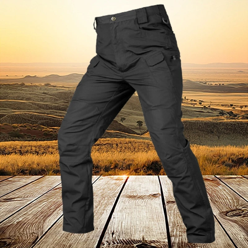 Men's Tactical Cargo Pants Elastic Multi Pocket Outdoor Casual Pants Military Army Combat Trousers  Sweatpants Plus Size 6XL