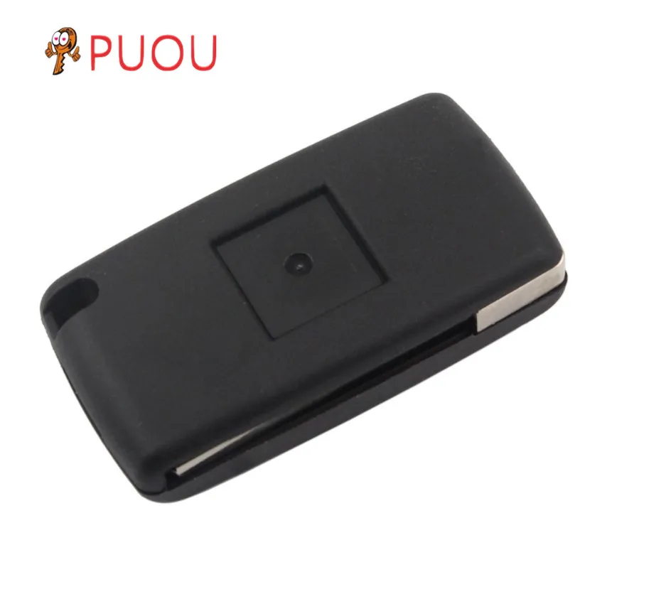 2/3/4 кнопочный ключ автомобиля чехол для peugeot 207 307 308 407 607 807 для Citroen C2 C3 C4 C5 C6 Флип Складной Корпус для автомобильного ключа