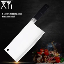 XYj кухонный нож 8 дюймов инструменты для резки мяса 3Cr13 китайские кухонные ножи шеф-повара аксессуары для нарезки пищи Nakiri