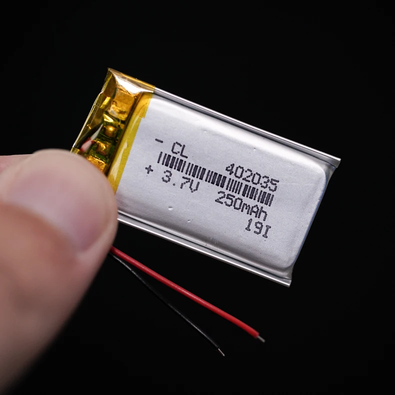 3.7 V 402035 402035p 042035p 250mah With Protection Board , Used For ...