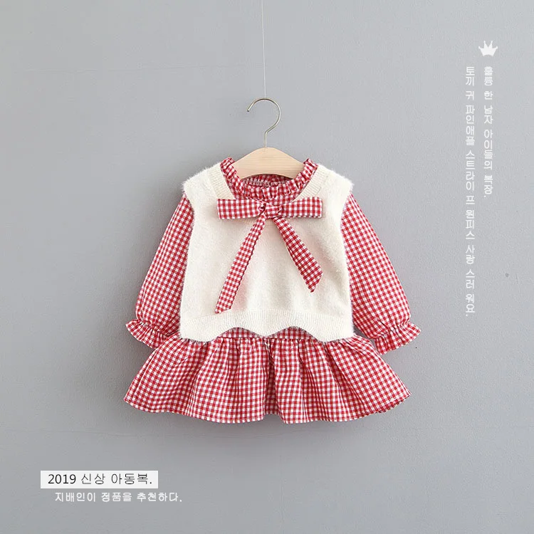pink Платье с длинными рукавами для маленьких девочек, одежда г. Новое модное дизайнерское платье вечерние платья для детей, одежда для девочек день рождения, от 1 до 4 лет - Цвет: pink