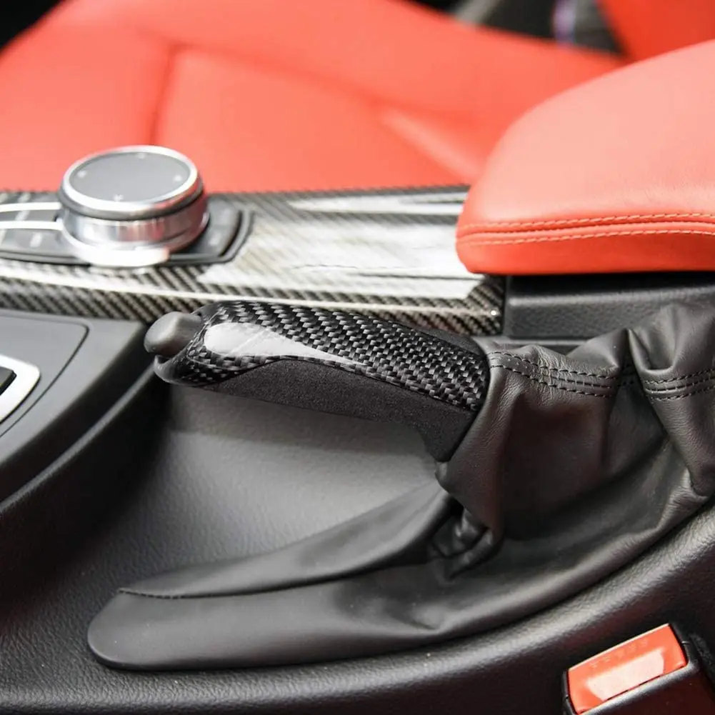 

Сменная Крышка для стояночного ручного тормоза из углеродного волокна для BMW M3 F80 M4 F30 F20 F32 F34