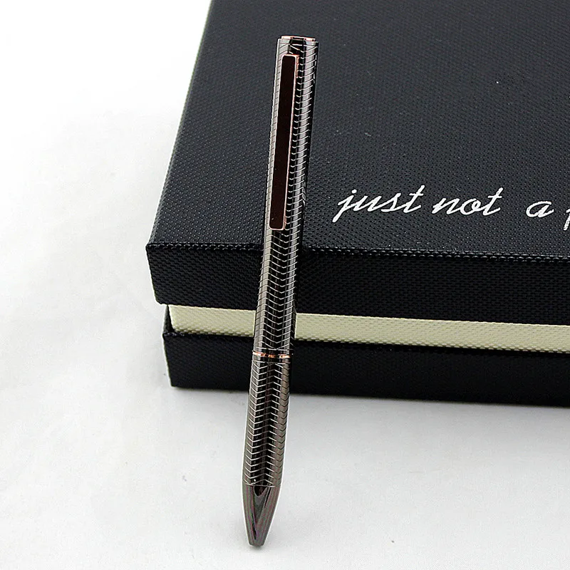 

1 PC High Quality Ballpoint Pen Metal Business Writing Signing Calligraphy Pens Gift Box Office School Stationary Supplies