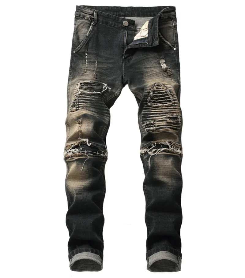

2019 Hot Sales Autumn Spring Men Jeans Stylish Fashion Good Quality Long Pants Jean Free Shipping
