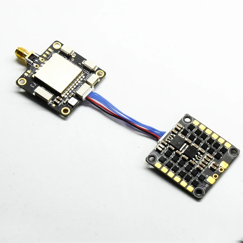 1Set Omnivid F3 Flight Tower F303 FC+BLHELI_S 20A ESC+5.8G 40ch Image Transmission Spare Parts for RC Racing FPV Drone