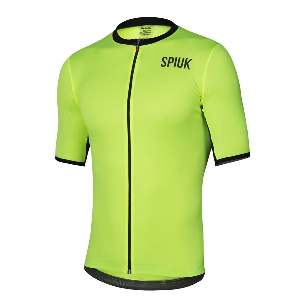 thumbnail image 1 of Spiukful - Maillot de ciclismo para hombre, manga corta, transpirable, para ciclismo de montaña, 1 of 5