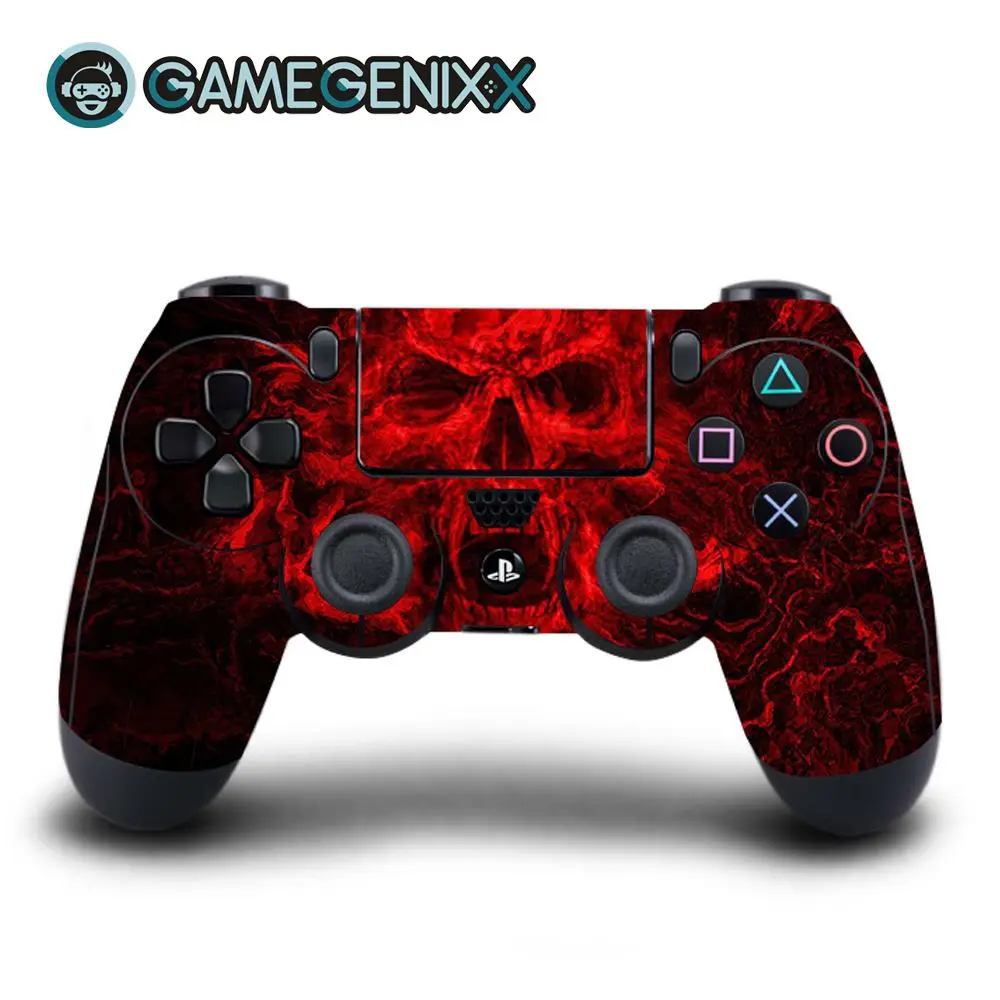 GAMEGENIXX виток винилопласта с наклейкой для Playstation PS4 контроллер Daulshock 4-пламя