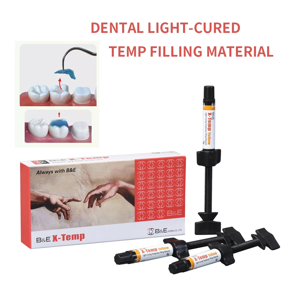 Dental Temporary Resin Light Cure Composite Inlay Outlay Temp Filling