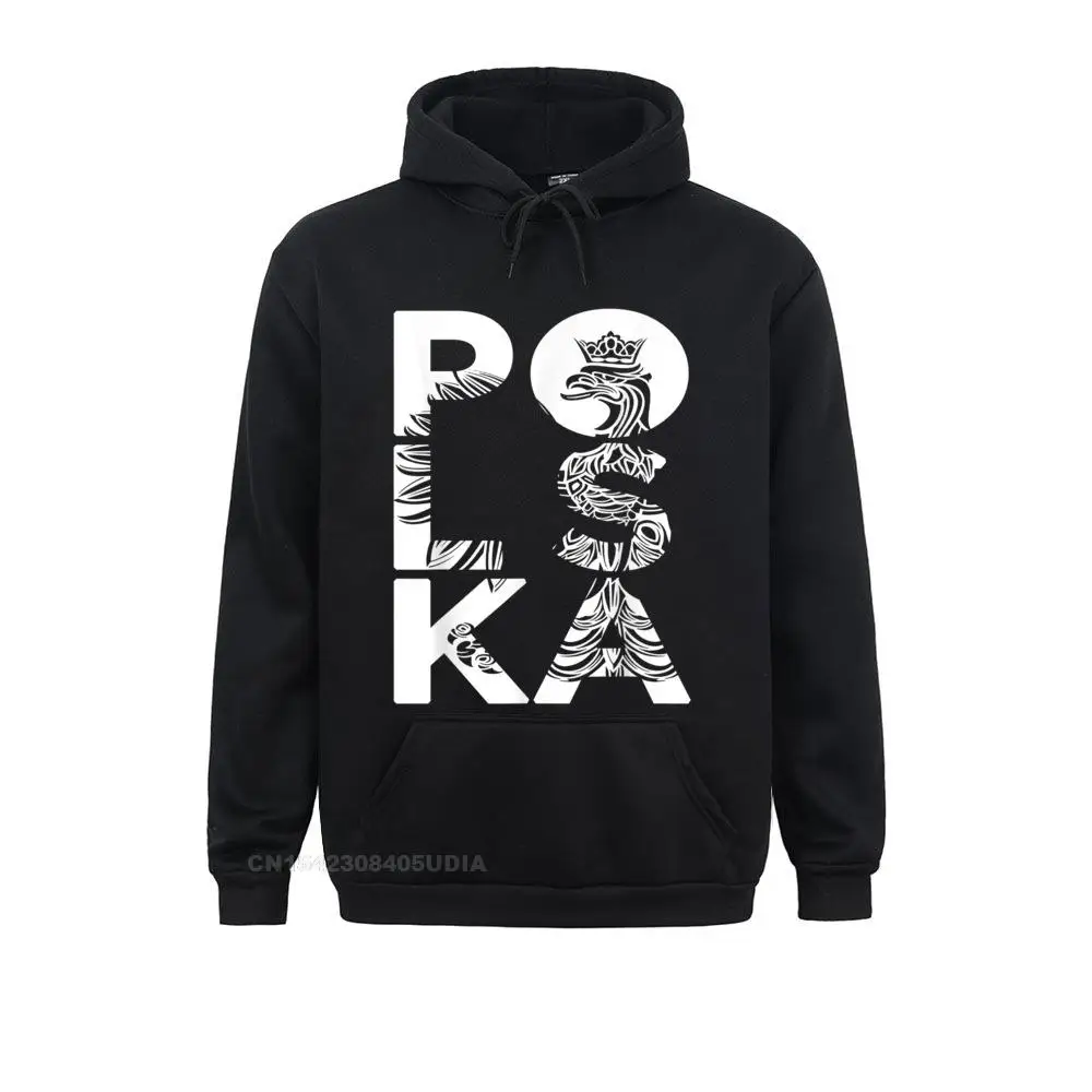 Funky Men Sweatshirts Long Sleeve Hoodies Sportswears Poland Original Crowned Eagle Polska Coat of Arms T-Shirt__B9975 Poland Original Crowned Eagle Polska Coat of Arms T-Shirt__B9975black