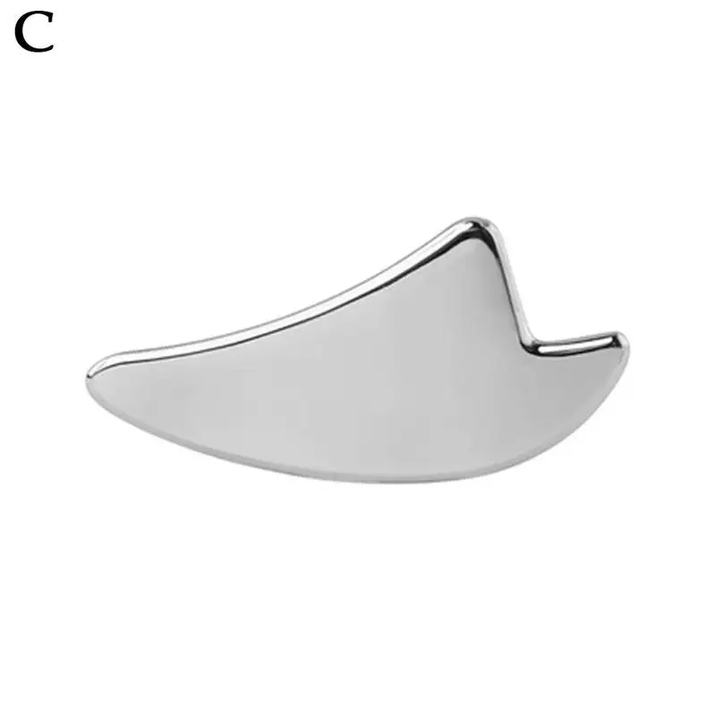Нержавеющая сталь Gua Sha скребок физиотерапия фасции нож Myofascial релиз инструменты физиотерапии нож - Цвет: C