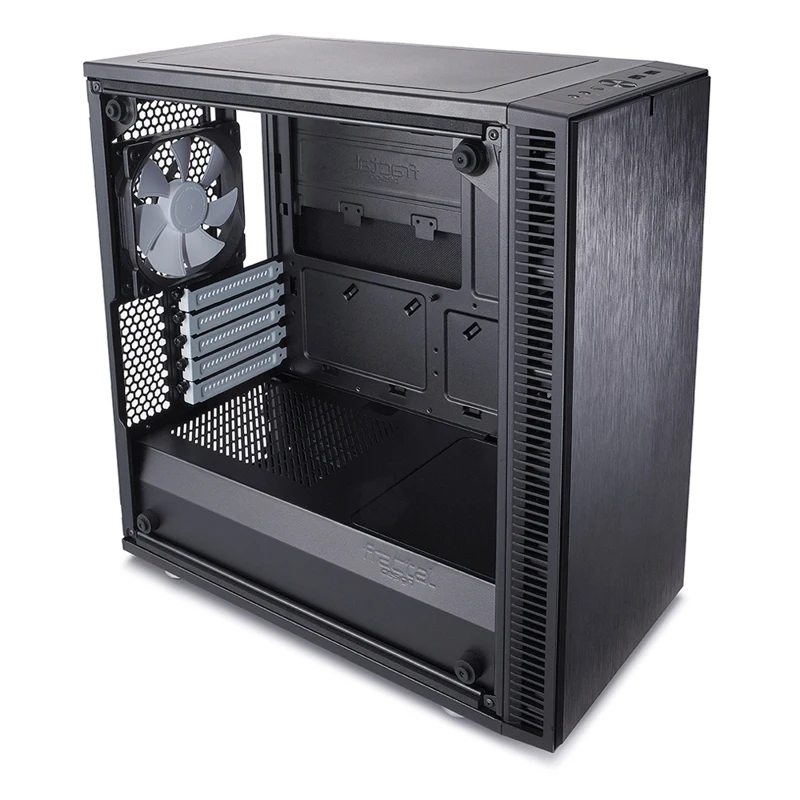 Корпус Fractal Design Define Mini C TG черный без БП mATX 5x120mm 4x140mm 2xUSB3.0 audio bott PSU