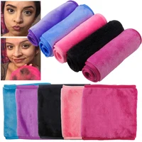 1Pcs Makeup Remover Towel Microfibre Face Cleaning Towel Reusable Washable Make Up Cloth Soft Face Towel Wipes Beauty Tools 1