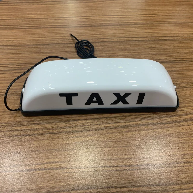 12V COB Light Universal Yellow Base Car Sign Lamp High Quality New Fashion Taxi Sign Cab Roof Top Topper Adhesive Car Sign Lamp