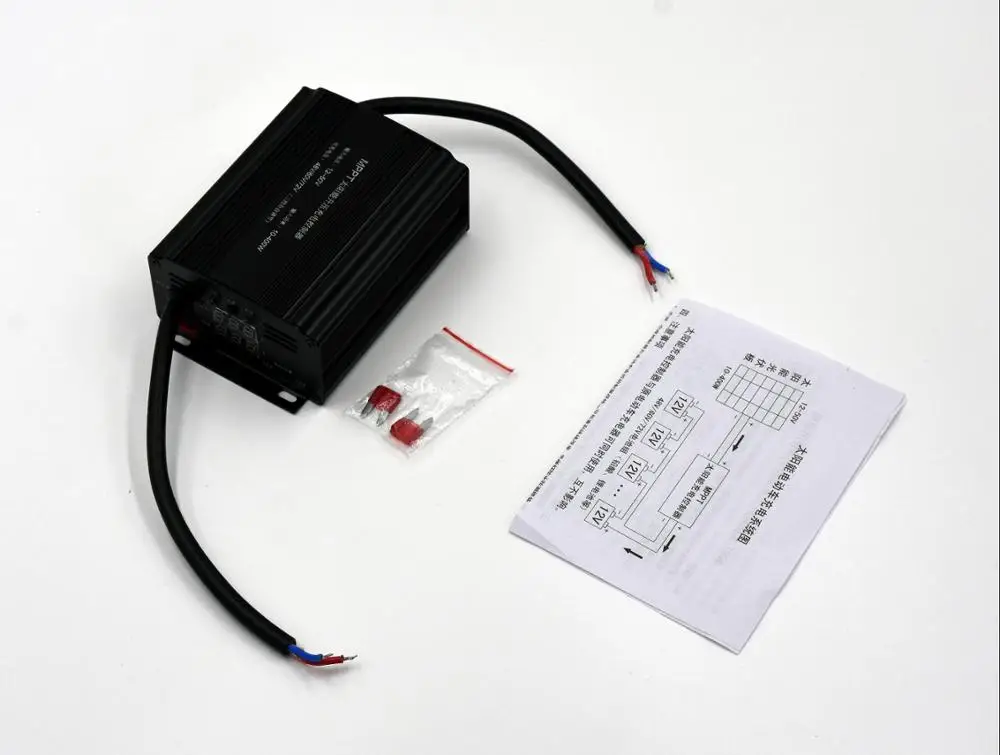 Солнечный контроллер заряда 10~ 400 Вт, DC12-50V boost до 48 В/60 в/72 в, ампер/напряжение двойной дисплей, для электрического велосипеда, трехколесный велосипед