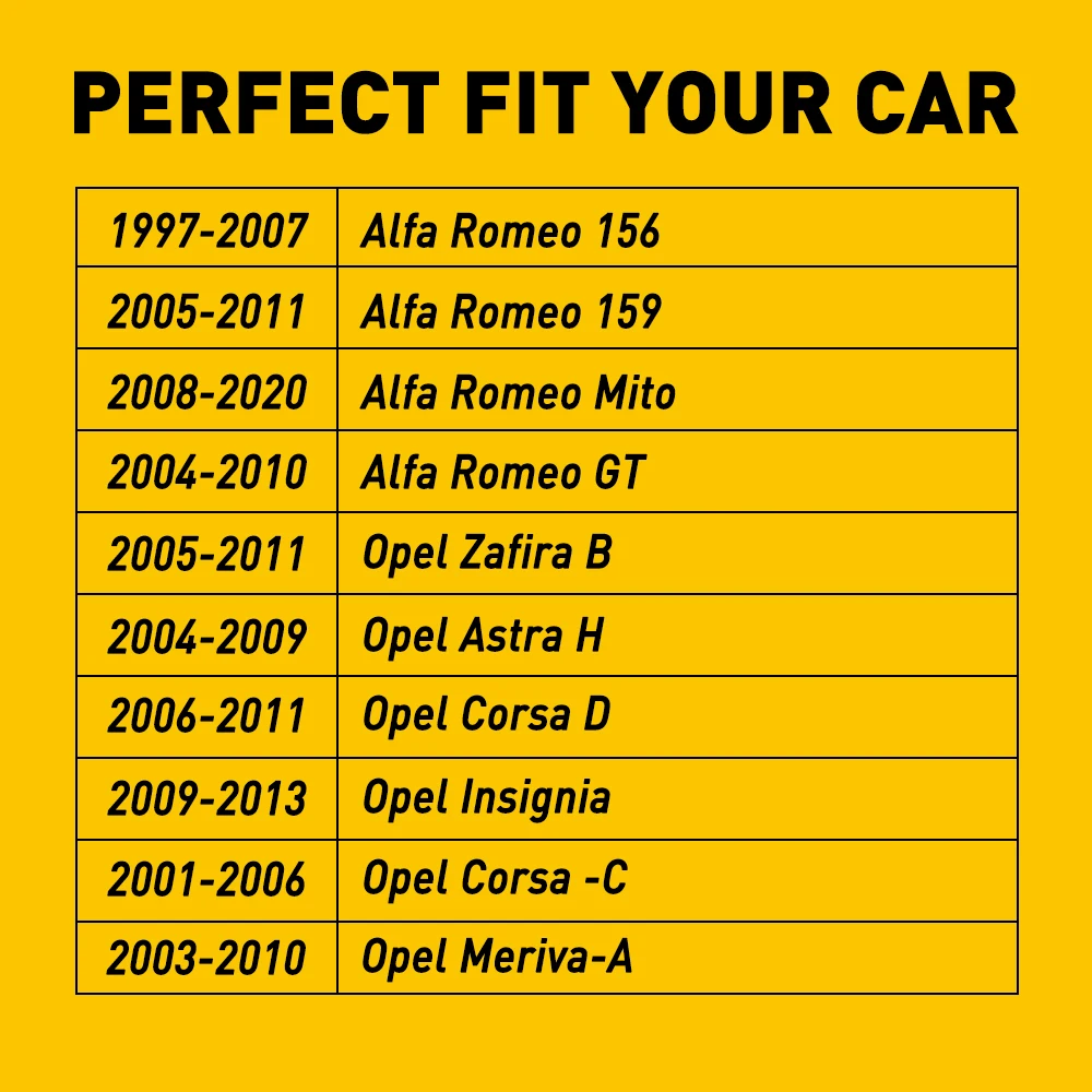 Opel Astra H Corasa C D Insignia Zafira Alfa Romeo 156 159 Mito gt ĵ   Led ȣ , 2 