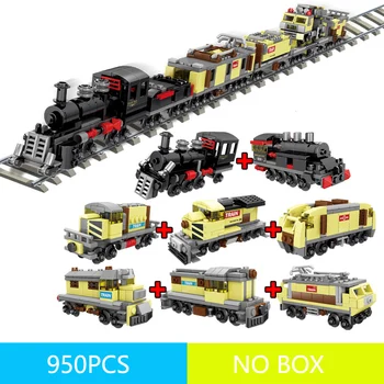 

3D DIY Building Blocks Train bricks educational toy blocks Toys for Children birthday gift chrimas gift