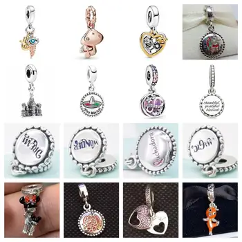 

Original 925 Sterling Silver Spring New Charm Pendant with Original Engraving Fit for DIY Bracelet Necklace Woman Jewelry Gift