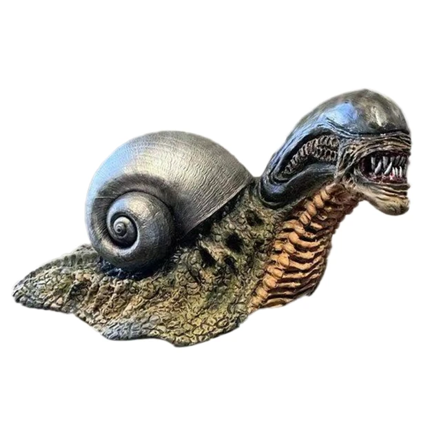 Kültéri Szobrok Földön Kívüli Csigaszobor Figura Modellbaba Gyűjtemény Születésnapi Ajándék Kert Otthoni Dekoráció - Image 2