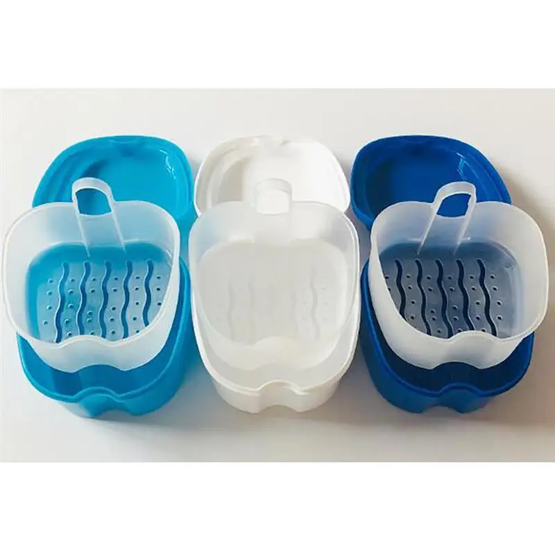 1 шт. Высококачественная коробка для зубных протезов пластиковый чехол