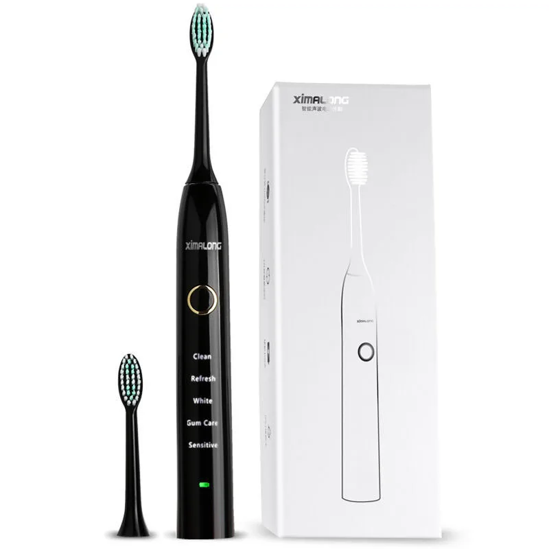 

Electric Toothbrush Sonic Wave Rechargeable Personal Care Top Quality Smart Chip Toothbrush Head Replaceable Whitening Healthy