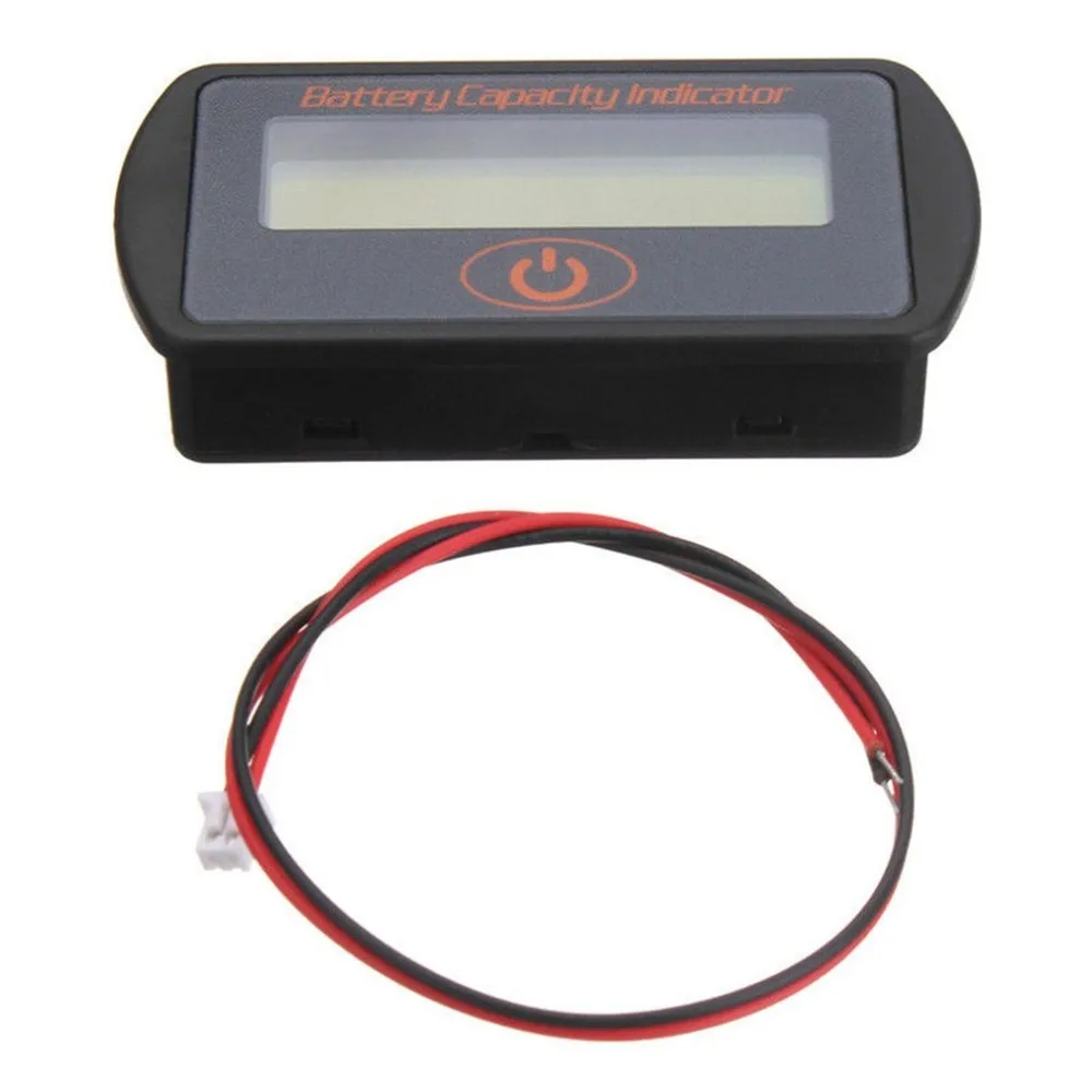 12 V/24 V Цифровой Батарея процент аккумулятор вольтметра Ёмкость индикатор ЖК-дисплей Дисплей вольтметр пробник для свинцово-кислотный