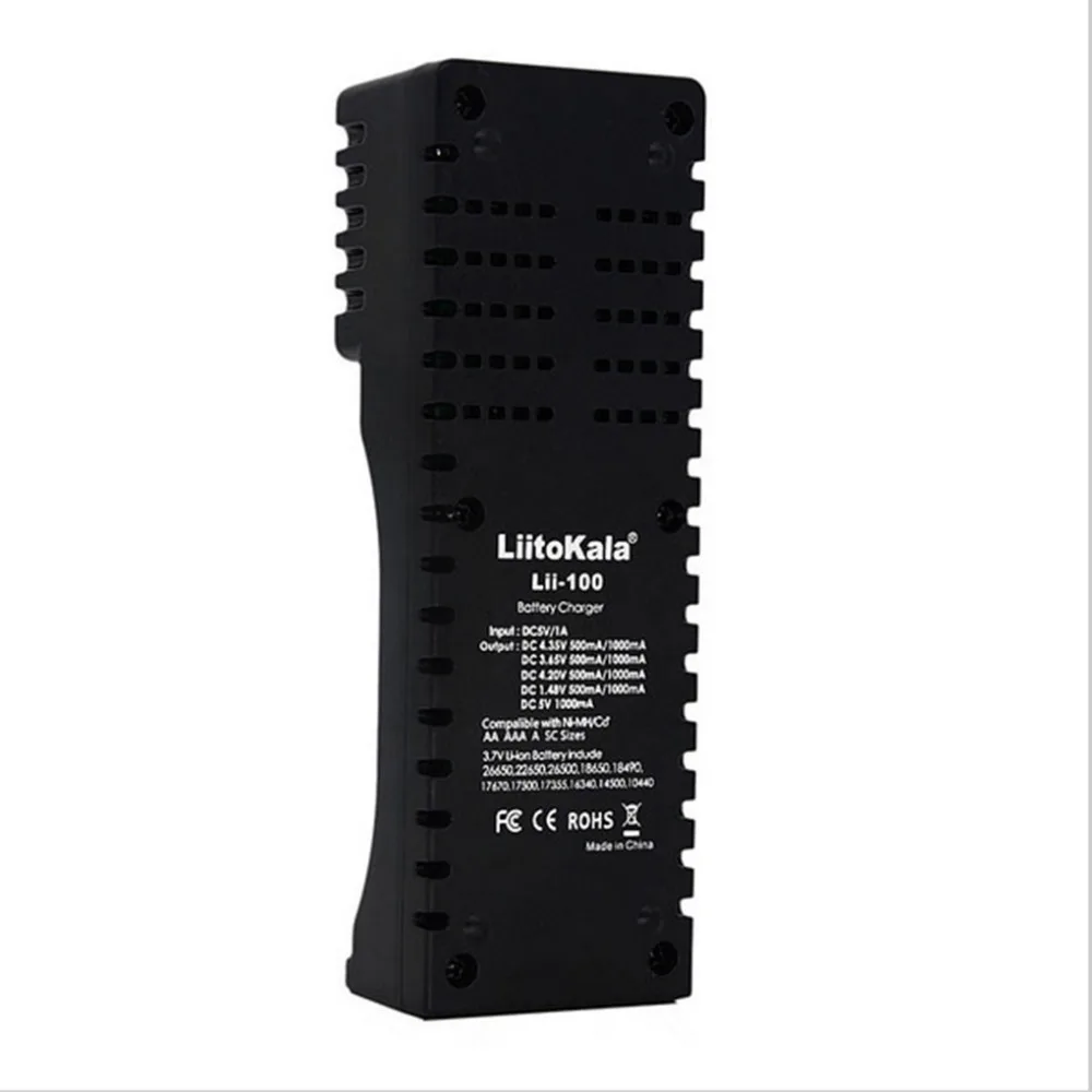 Lii-100B зарядное устройство для 18650 26650 4,35 V/3,2 V/3,7 V/1,2 V/V перезаряжаемый аккумулятор