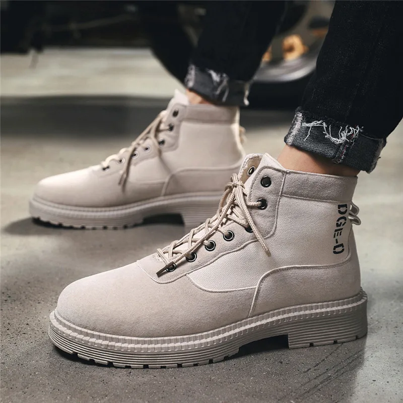 Bota Masculina Para Neve/зимние теплые мужские ботильоны в английском стиле; ботинки в стиле ретро; ботинки в стиле Джокера; обувь для пустыни; 5