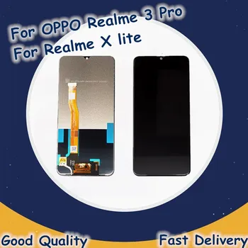 

LCD For OPPO Realme 3 Pro LCD Display Touch Panel Screen Digiziter Assembly LCD For Realme X lite RMX1851 Display Replacement