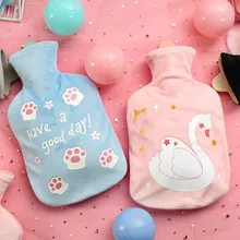 1000 мл многоразовые грелки портативный зимний сохраняющий тепло резиновый мешок крышки Расслабляющая грелка для впрыска воды сумка для хранения