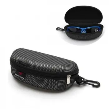 

2019 Zipper Glasses Sunglasses Hard Case Box Portable Protector Black Large Holder Portable Glasses Storage Box