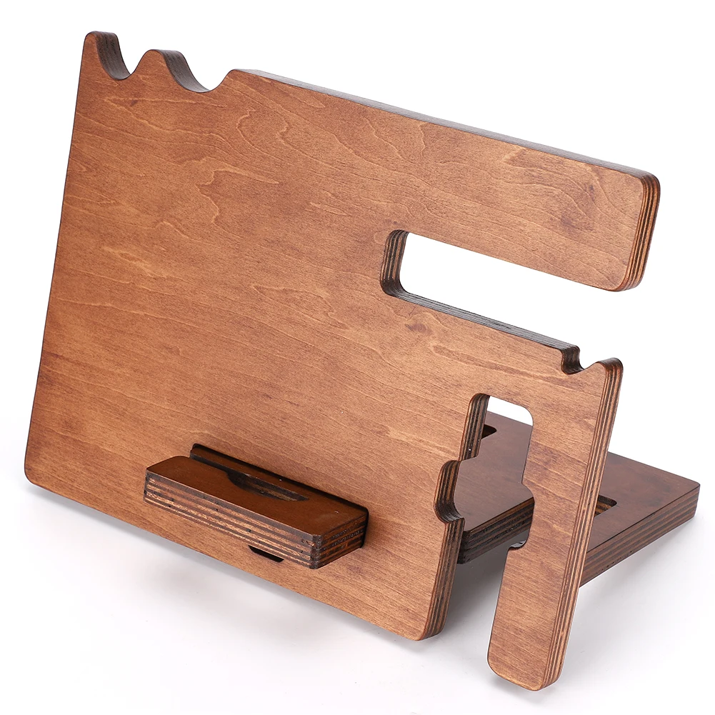 Экологичная стойка для хранения Бамбуковая многофункциональная часов и