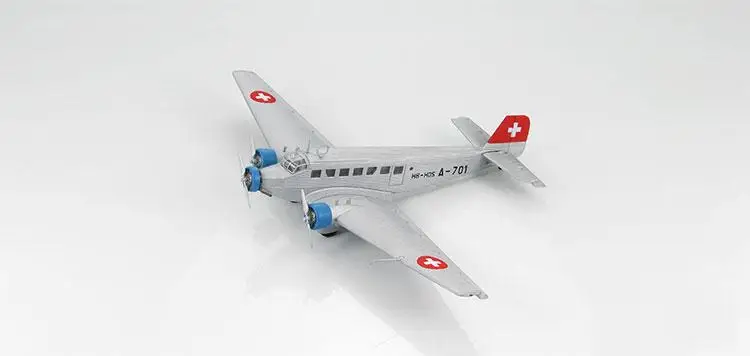 Мастера хобби Ju-52 Swiss Air A-701 HB-HOS 1/144 литья под давлением модель самолета