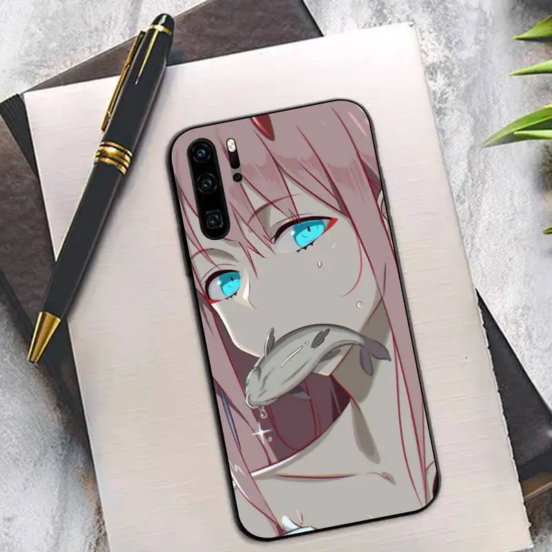TOPLBPCS Zero Two Darling in the FranXX аниме жесткий чехол для телефона huawei P 6 7 8 9 10 20 30 40 pro plus lite p9