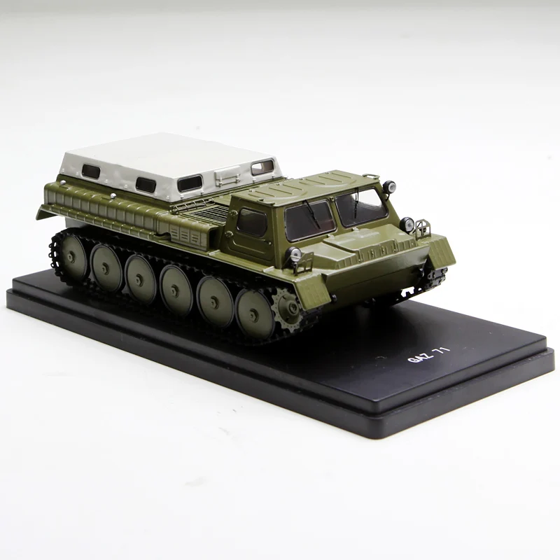 1/43 премиум литой металл Garth 71 GT All Terrain Боевая машина крышка хаки зеленый домашний дисплей коллекция военный