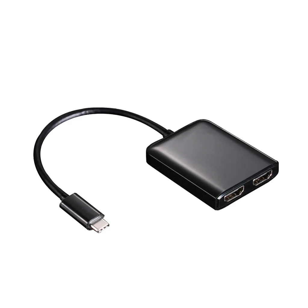 Ouhaobin USB C концентратор адаптер type C 3,1-DP HDMI адаптер type-C кабель двойной дисплей порт концентратор Конвертеры