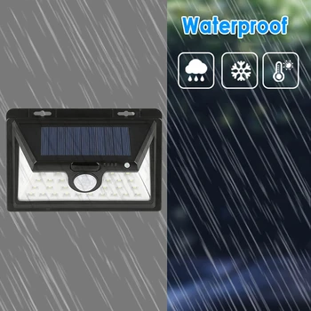 

3 working modes LED solar light waterproof PIR Motion Sensor wall lamp 270° Wide angle lighting outdoor street garden light