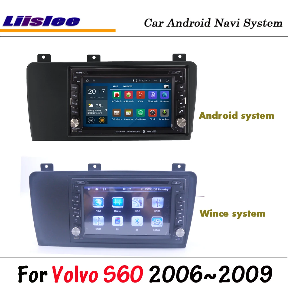 Liislee для VOLVO S60 2006~ 2009 автомобиля Радио стерео проигрыватель компакт-дисков DVD плеер и gps навигации/Системы/двойной Din аудио Установка набор
